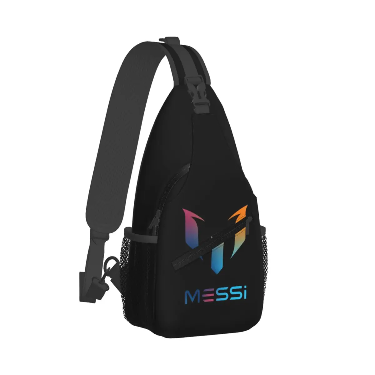 Messi Bags Number 10 Crossbody Backpack Sling Shoulder Bag Durable Adjustable Gym Bag Cycling Travel Hiking Daypack