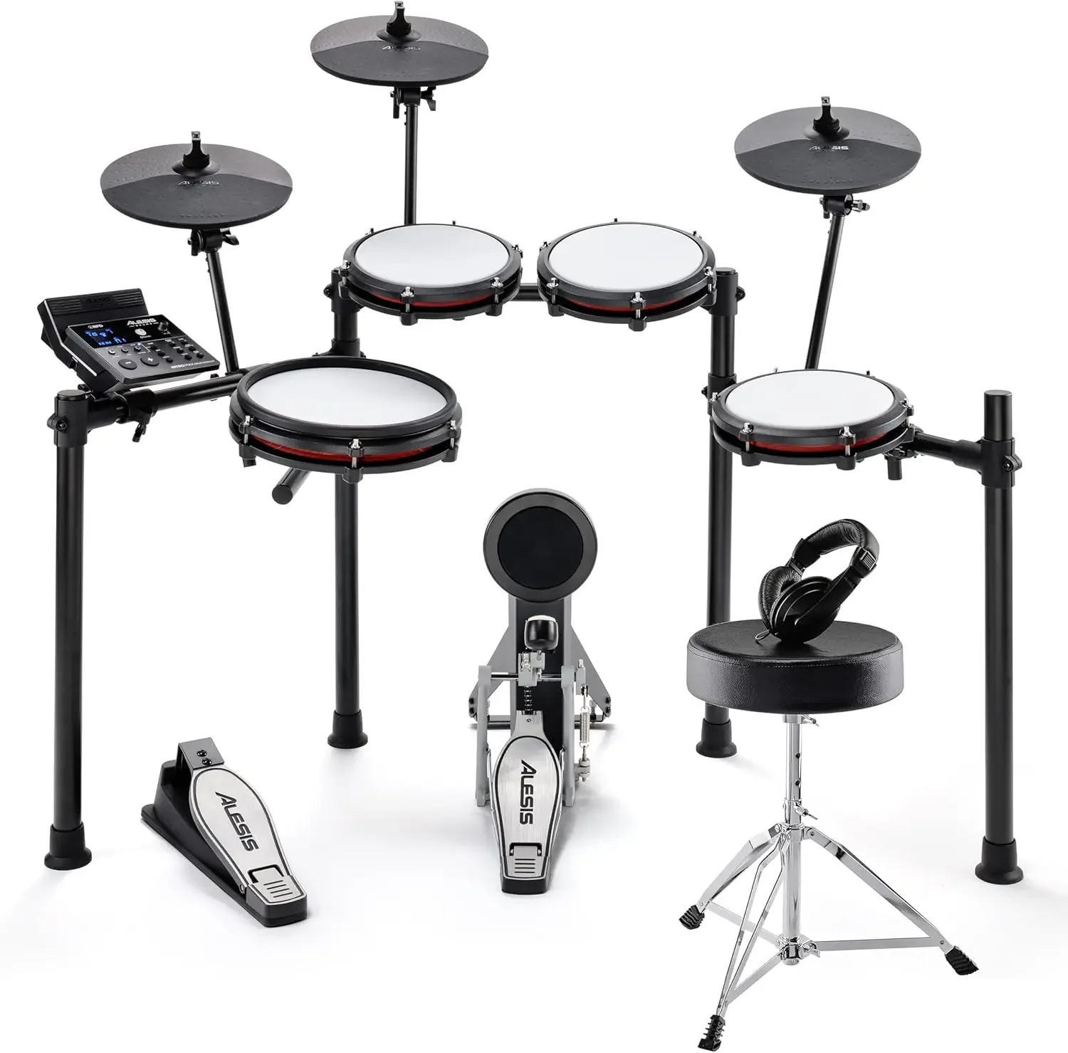 with Accessory Pack including A Drum Nitro Pro and Drum Essentials Bundle - Electric Drum Set
