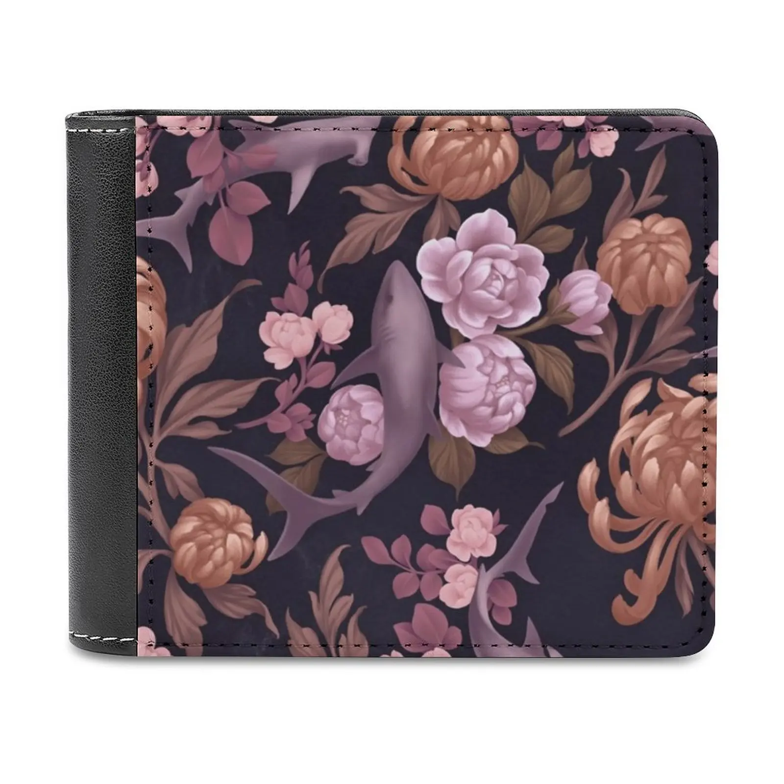 

- Sad Aqua Men's Wallet Purses Wallets New Design Dollar Price Top Men Leather Wallet Anime Blue Hair Blue Eyes Tears