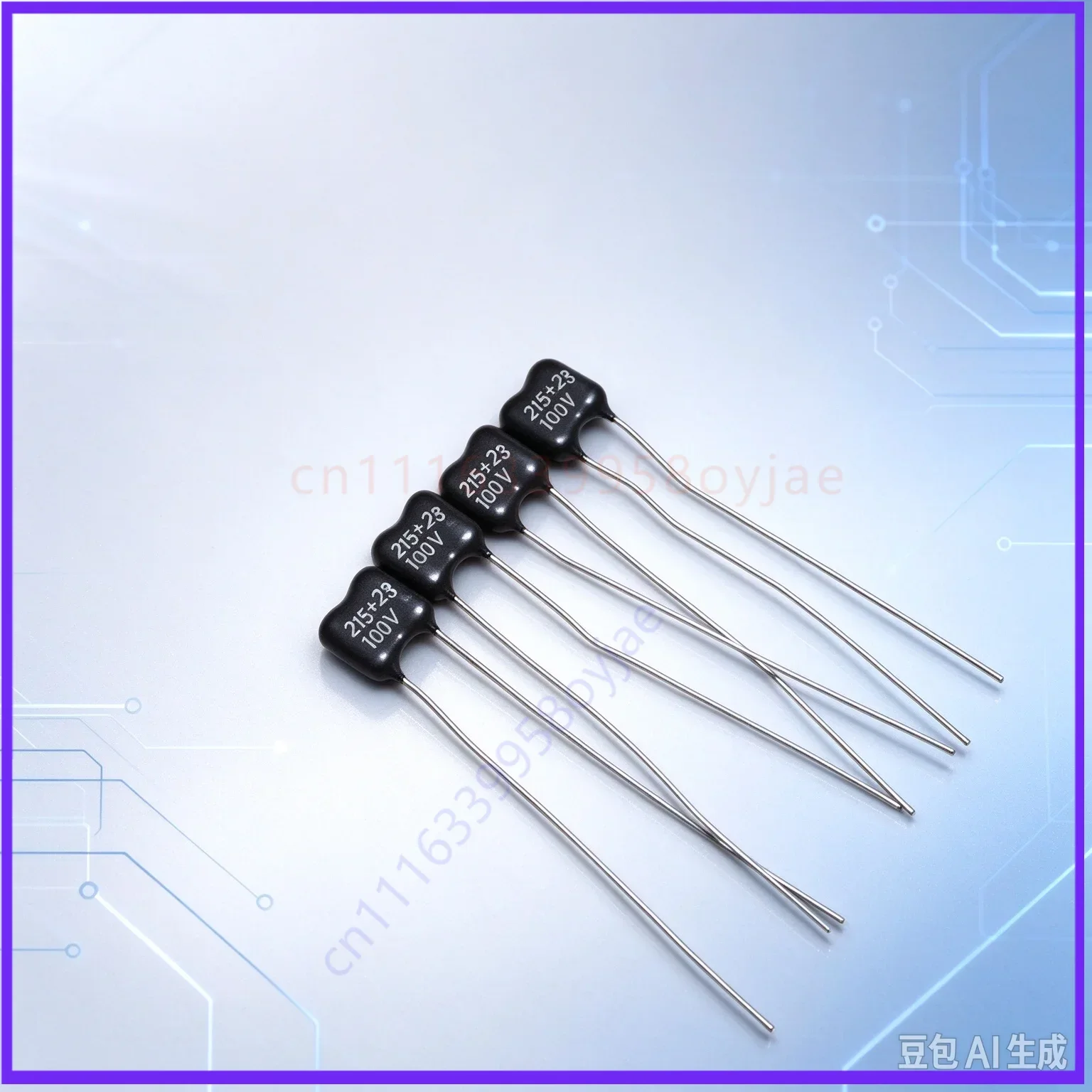 Premium for KAHGAN 100V 215PF 211J Audio Silver Mica 5 Lead Pitch Capacitor  50pcs