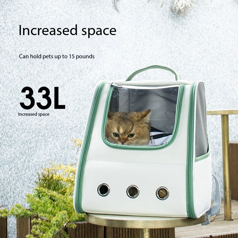 

Home & Garden Cat Carriers Cat cage cat bag portable space capsule breathable large capacity dog cat backpack pet supplies