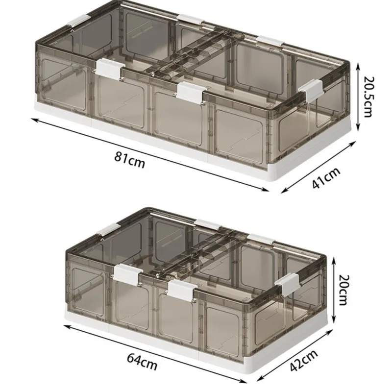 Large Under-bed Storage Cabinet With Drawers Plastic Organization Box For Seasonal Bedding Clothes Stacking Bin With Wheels