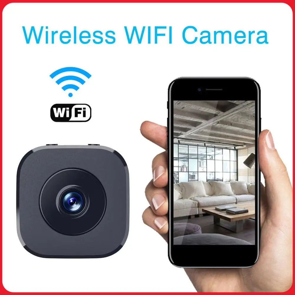 Smart Wireless Security Camera Motion Detection Househeld WiFi Surveillance WiFi Remote Monitoring Recorder for Home Office