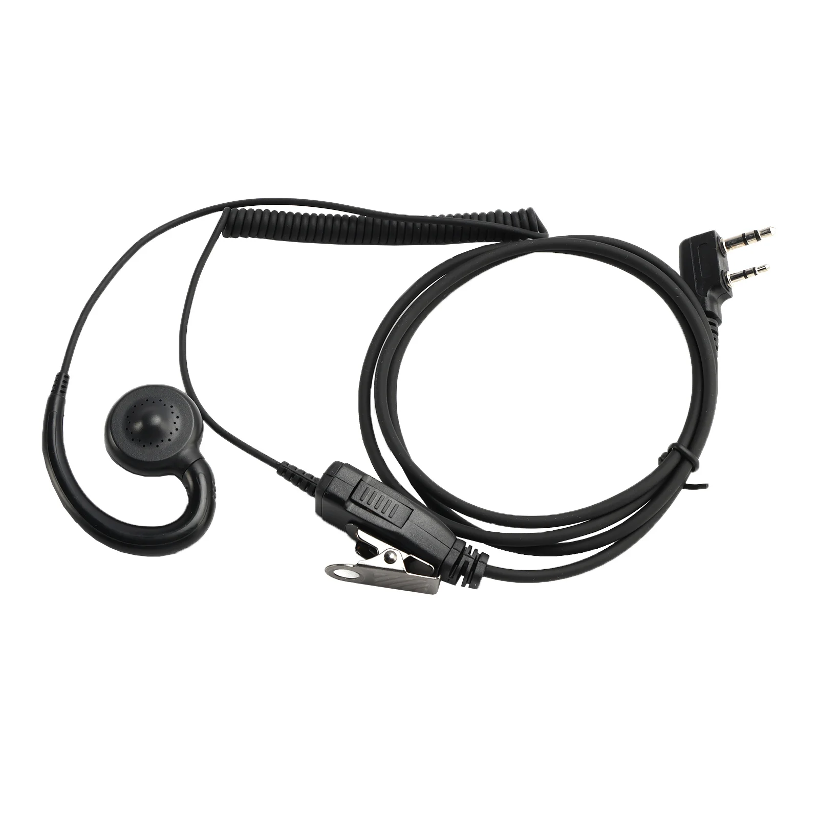 K-018 Small PTT-B6 Curve Hook Earhook Headset for TK-240 TH-G71A LT-2288 UV-5RA