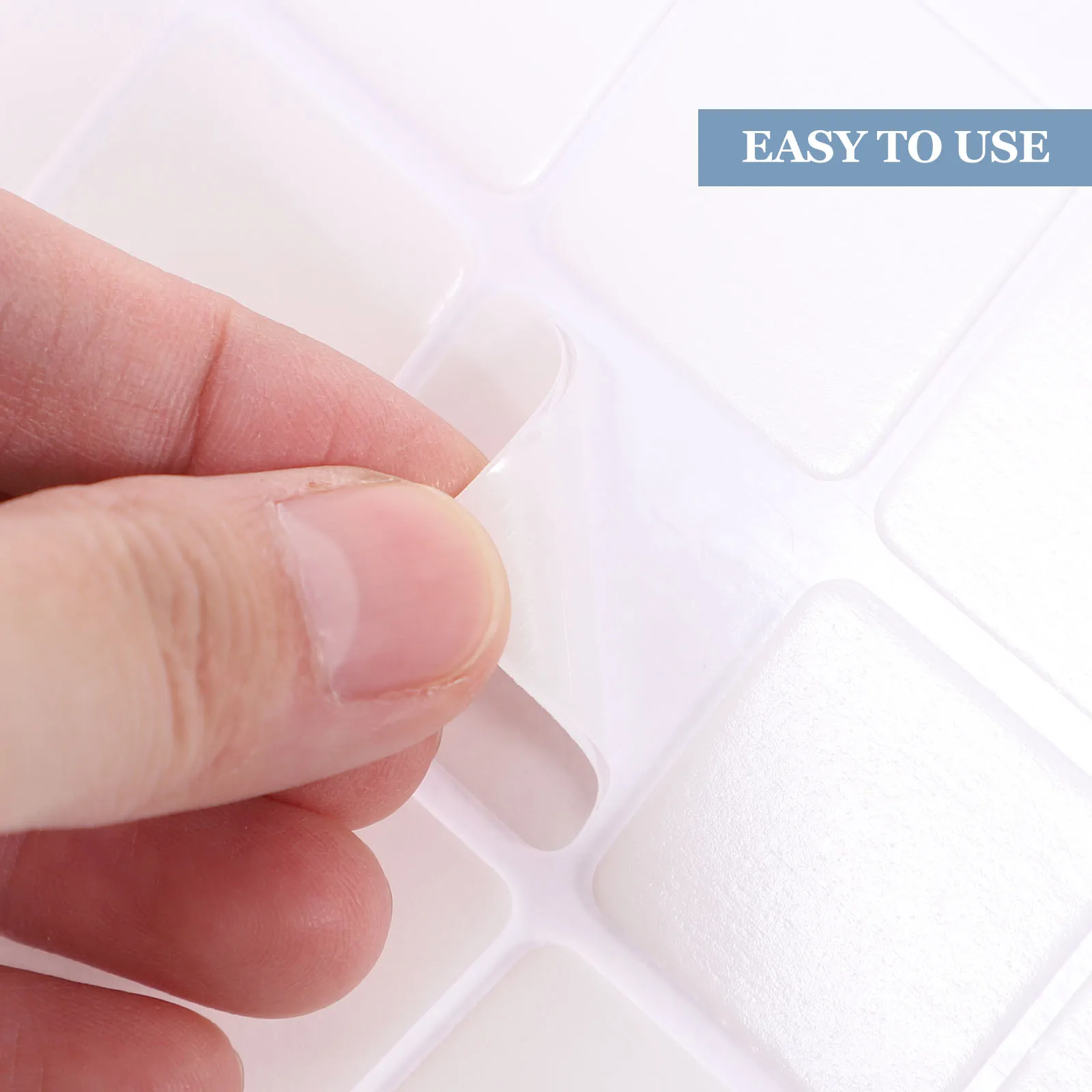 

100pcs Acrylic Double Sided Tape Heavy Duty Transparent Mounting Adhesive For Wall Picture Frames Foam Board Tile Glass Metal