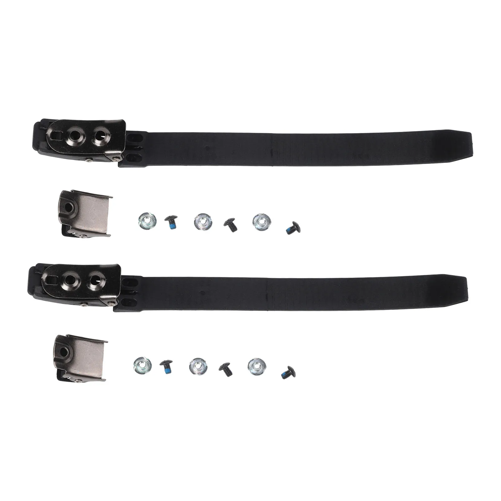 

2 шт. регулируемый сменный ремень для роликовых коньков из нейлона/ПП с зажимной пряжкой, винты и гайки длиной 220 мм для большинства коньков