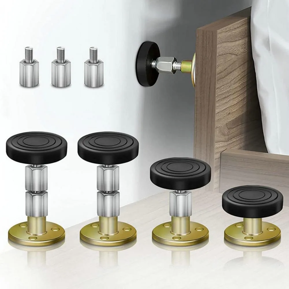 Adjustable Threaded Bed Frame Anti-Shake Tool, Headboard Stoppers, Bedside Headboards Prevent loosening Anti-Shake Fixer