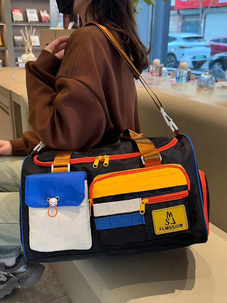 

Faionable Large Capaci Sport Fitn Bag Lightweight Handheld Travel Bag for ort Busin Trips Ladies Outdoor Travel