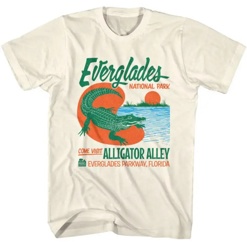 National Parks Alligator Alley Natural T Shirt