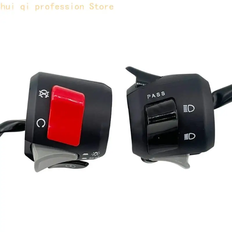 Multifunctional Handlebar Switch Overtaking Light Horn Starter Turn Fog Light Motorcycle Accessories for PCX150 H8WE