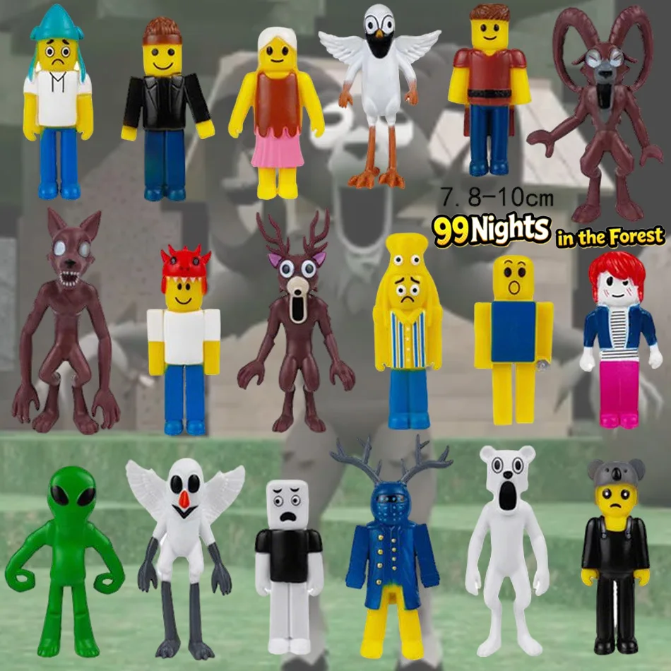 

Hot 18pcs/set New 99 Nights In The Forest Deer Toys Movie Stuffed Animals Deer Toy Fans Birthday Toys for Kids Halloween Gift