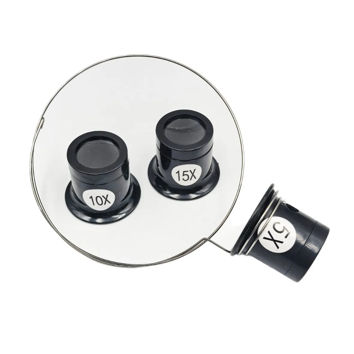 For Clock Repair & Precision Work Watch Magnifier Loupe Set  Steel Wire Watchmaker Magnifying Glasses