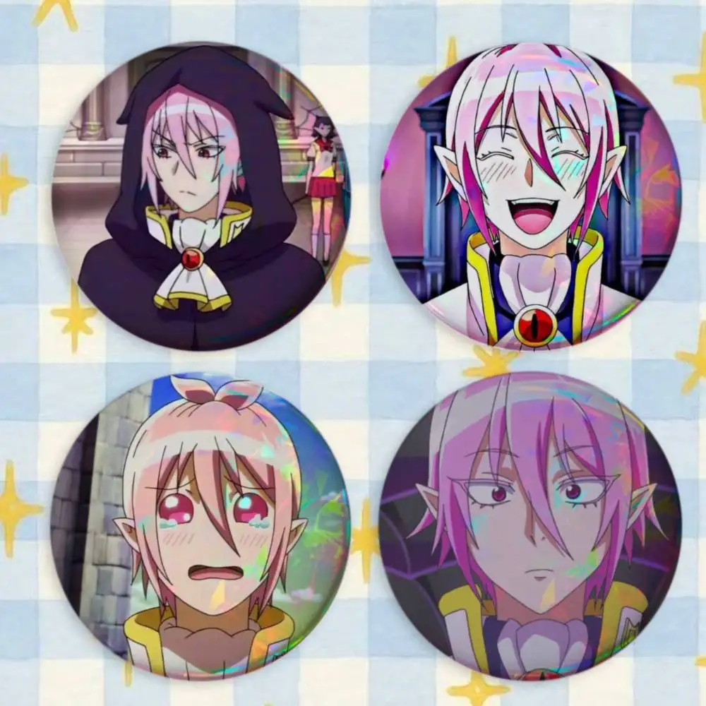 Welcome to Demon School! Iruma-kun Alice Asmodeus Brooches Cartoon Badge Pins Backpack Hat Accessories Friend Gift