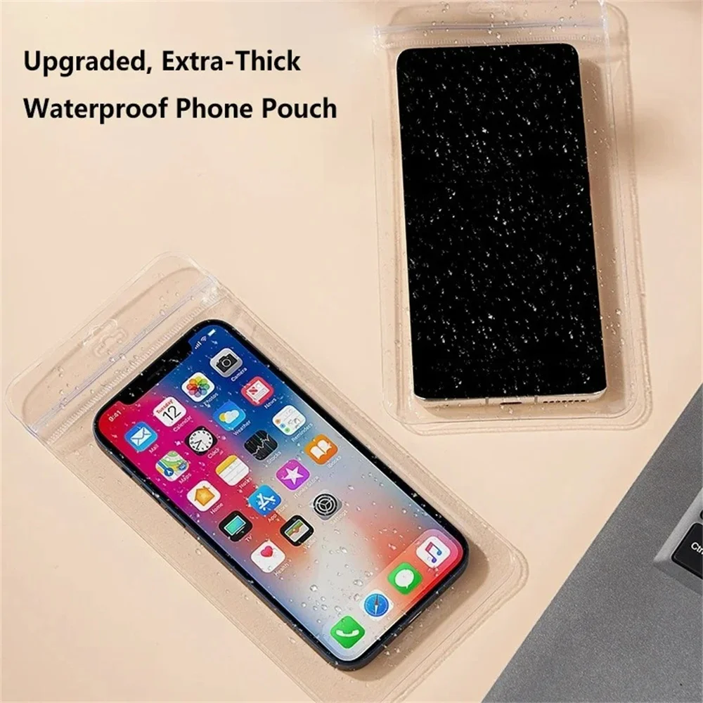 Swimming Waterproof Phone Case Waterproof Bag Large Capacity Mobile Phone Pouch Rainproof Cover for iPhone Samsung Xiaomi Huawei view 4