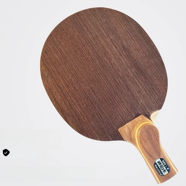 

Профессиональная ракетка для настольного тенниса из углеродно-титанового волокна Dragon Wood, с липким покрытием, прямая/горизонтальная рукоятка, в комплекте