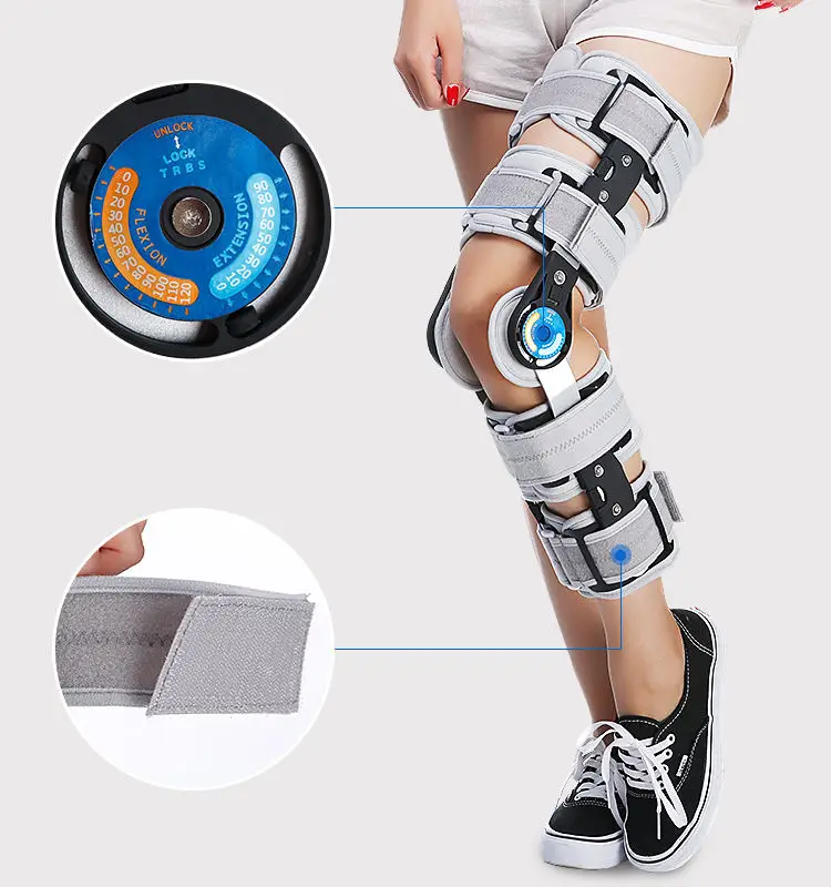 

CE certificate Adjustable Knee Support Orthosis KAFO knee brace support protector orthopedic hinged knee brace price