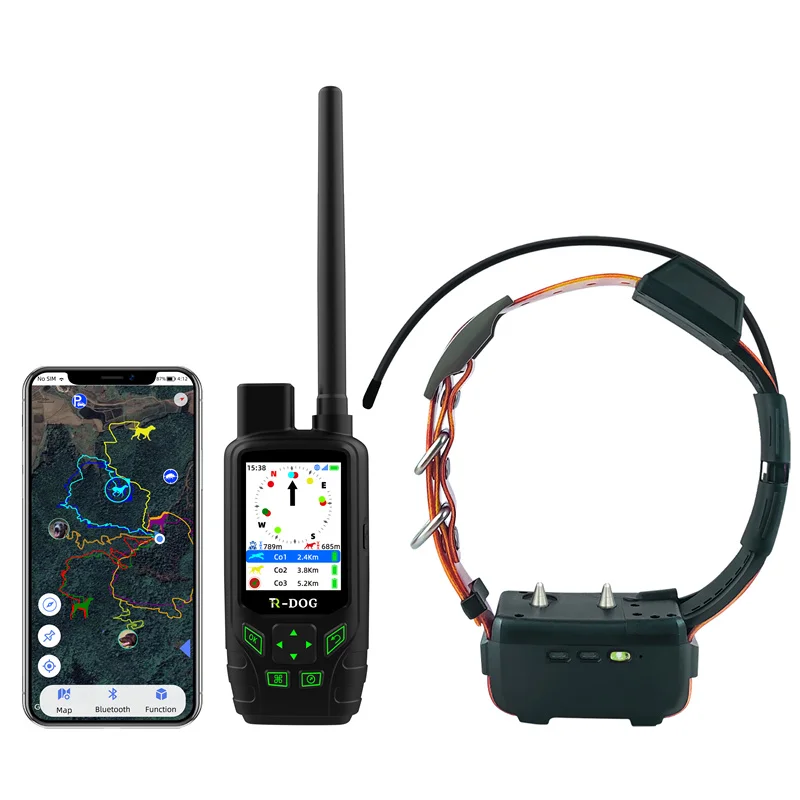 حزمة طوق نظام تتبع الكلاب Alpha 200i/T 5، طوق تعقب GPS