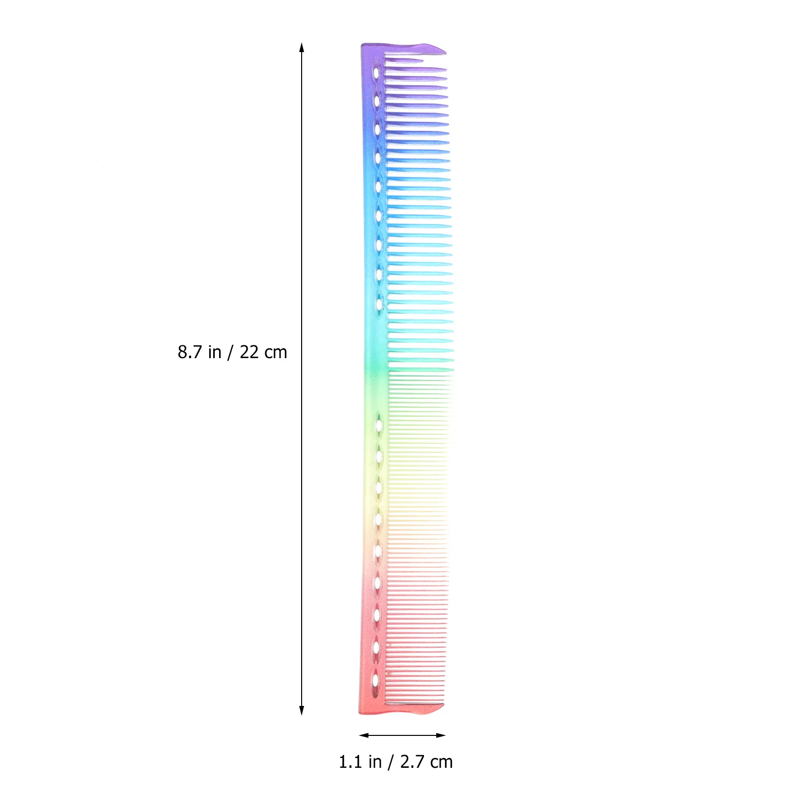 

3Pcs Professional Grade Plastic Hair Cutting Combs Anti-Static Styling Tools for All Hair Types Colorful Comb Plastic Comb