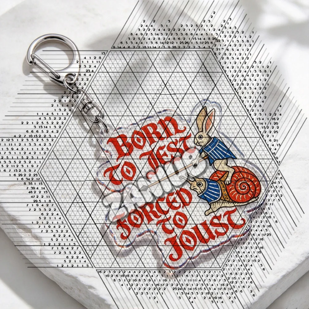 Funny Ye Ole Medieval Knight Keychain Accessories Bag Anime Keyrings Jewelry Manga Game Fans Gifts