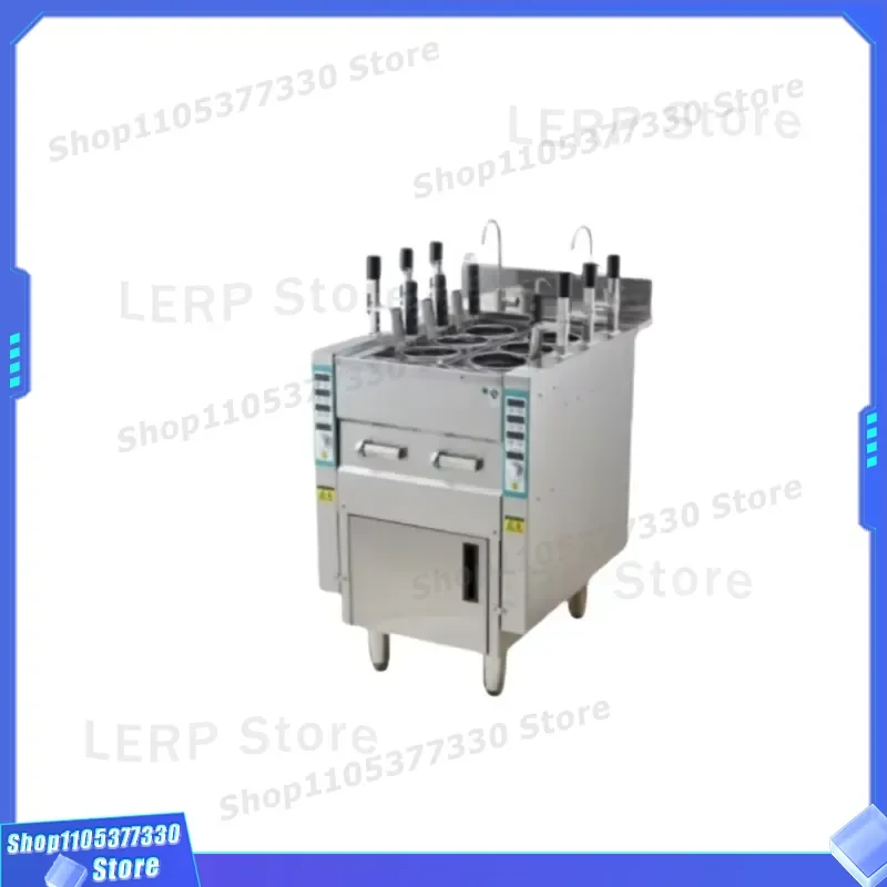 Commercial Electric Vertical Noodle Cooker Stainless Steel Kitchen Machine 6 8 12 16 Heads Gas Spicy Soup Boiler for