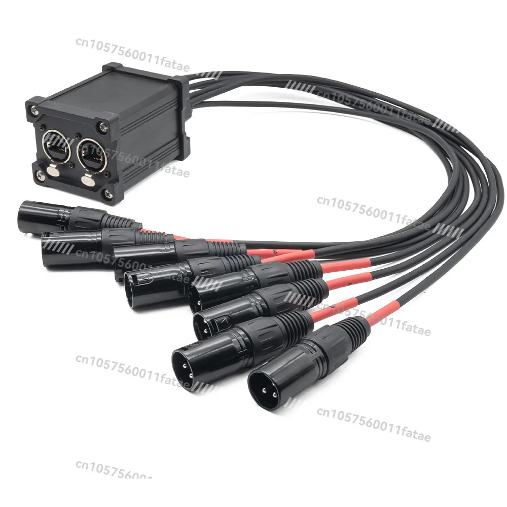Gigabit Network Port XLR High-speed Signal Audio & Video Transmission Box XLR Female Head Male Head
