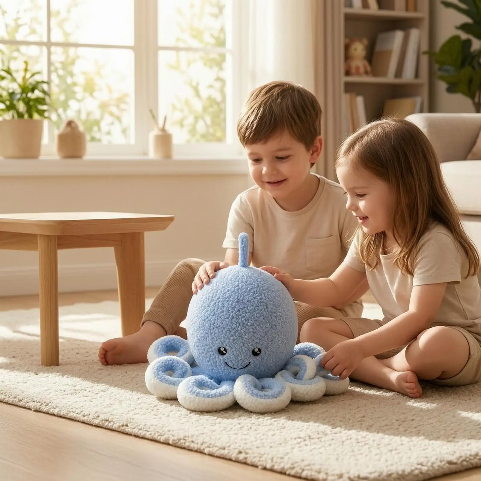 Octopus Doorstop Weighted Decorative Door Stopper Adorable for Nursery, Playroom
