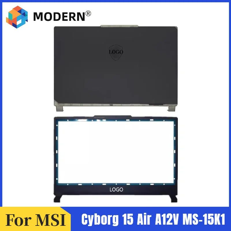 

New For MSI Cyborg 15 Air A12V MS-15K1 Top Case LCD Back Cover A Shell /LCD Front Bezel