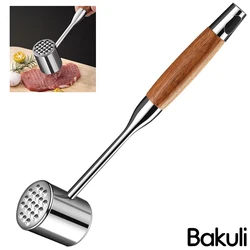Meat hammer steak special hammer kitchen hammer meat hammer 304 stainless steel meat hammer household loose meat tendon artifact