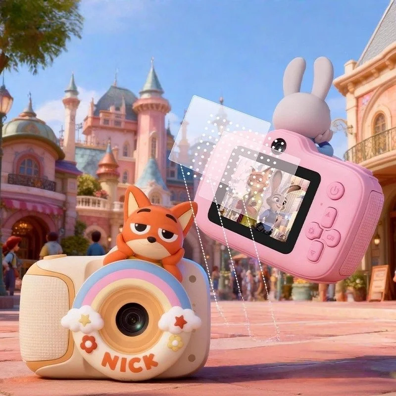 Zootopia 2 Nick Judy politieagent digitale camera, student selfie draagbaar verjaardags- en vakantiecadeau op voorraad nieuwe items