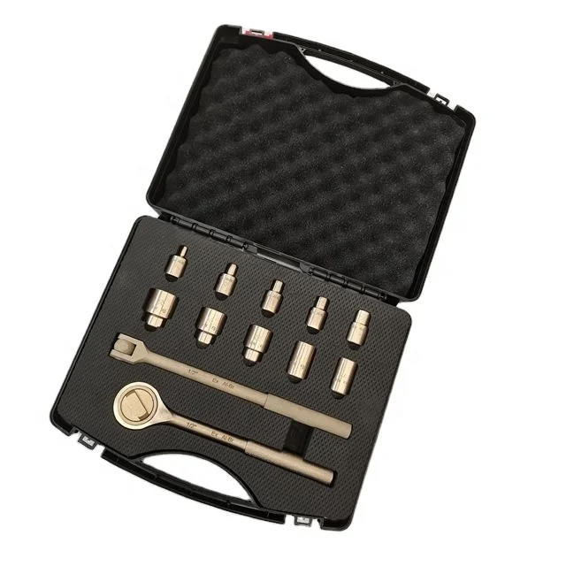 

Aluminum Bronze Non Sparking Tools Set 12pcs Suitable for various fields
