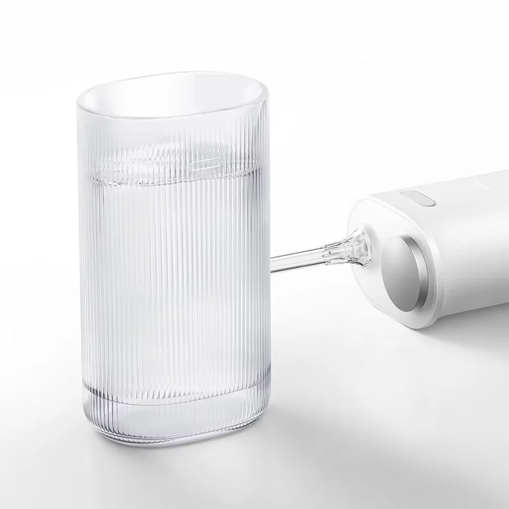 XIAOMI MIJIA المحمولة عن طريق الفم الري F400 4 وضع 200 مللي خزان المياه 1700 الوقت/م رذاذ الماء قابل للسحب الري Flosser اختيار Jet