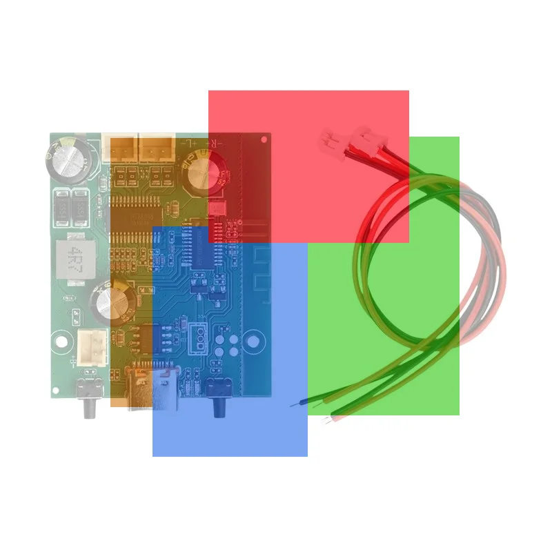 2*10W Dual Channel DC 5V/3.7V TWS Bluetooth Amplifier Board Easy Installation for Bluetooth Speaker Repair Replacement