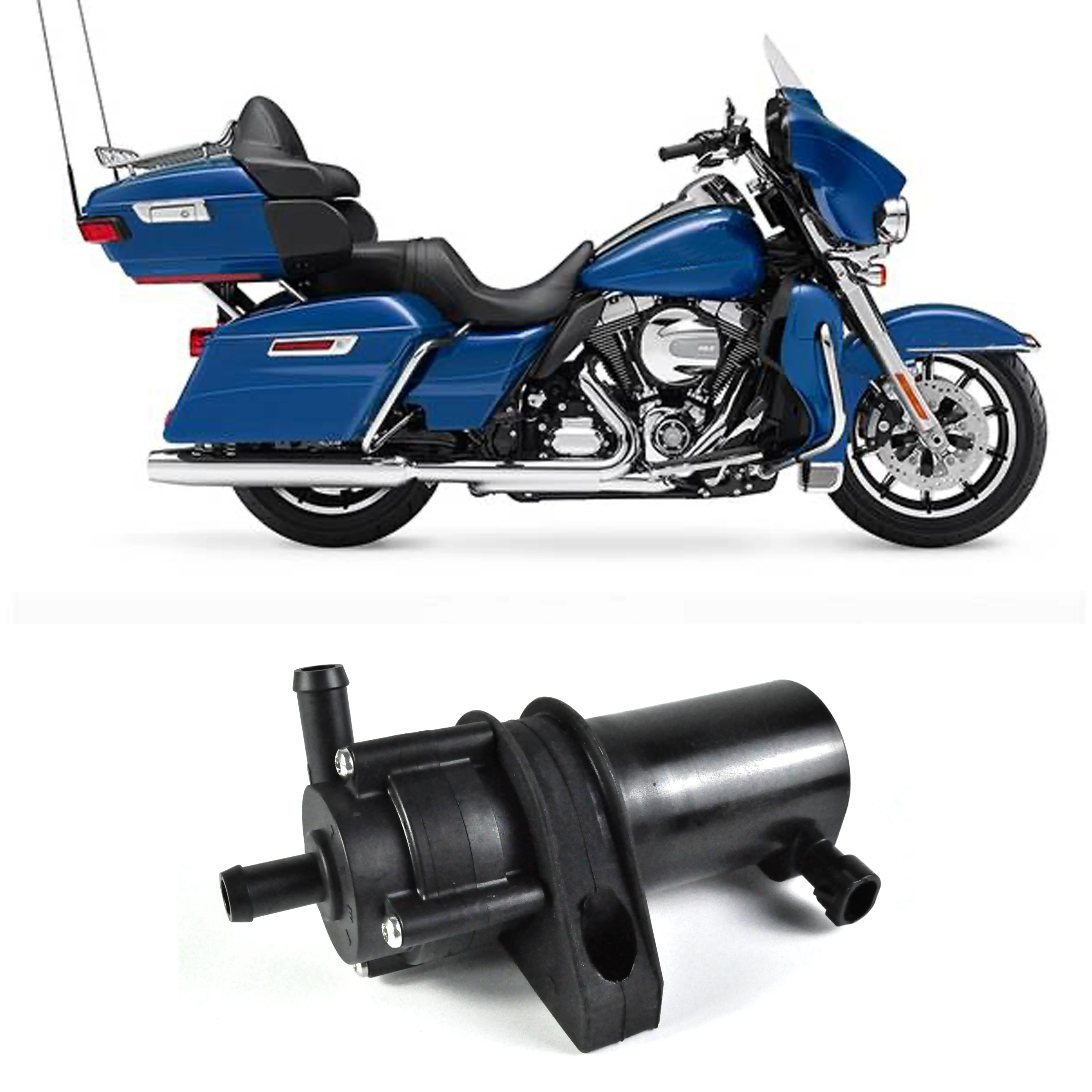 

12 В панельный автоматический цикл рассеивания тепла охлаждающий водяной насос радиатор для Harley-Davidson Street Road Gilde 2014-2016 PA66