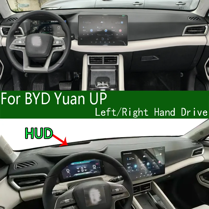 

For BYD Yuan UP Dashmat Dashboard Cover Instrument Panel Sunscreen Pad Dash Mat Anti-Dirt Proof Ornaments