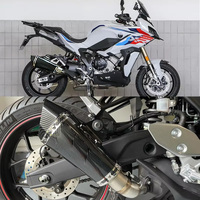 For BMW S 1000 51mm Motorcycle Exhaust R11 Muffler with DB killer XR 252R R25 Z400 Z900 MT07 MT09 ninja650 Z750 Z800 mt03 R6