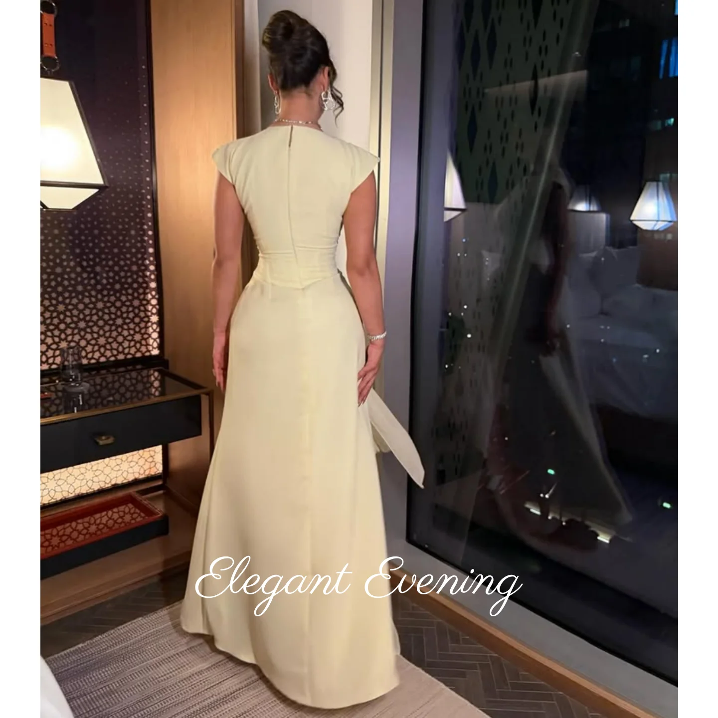 Żółta Sukienka Wieczorowa z Wy – Embroidery Yellow Flower recenzja i cena