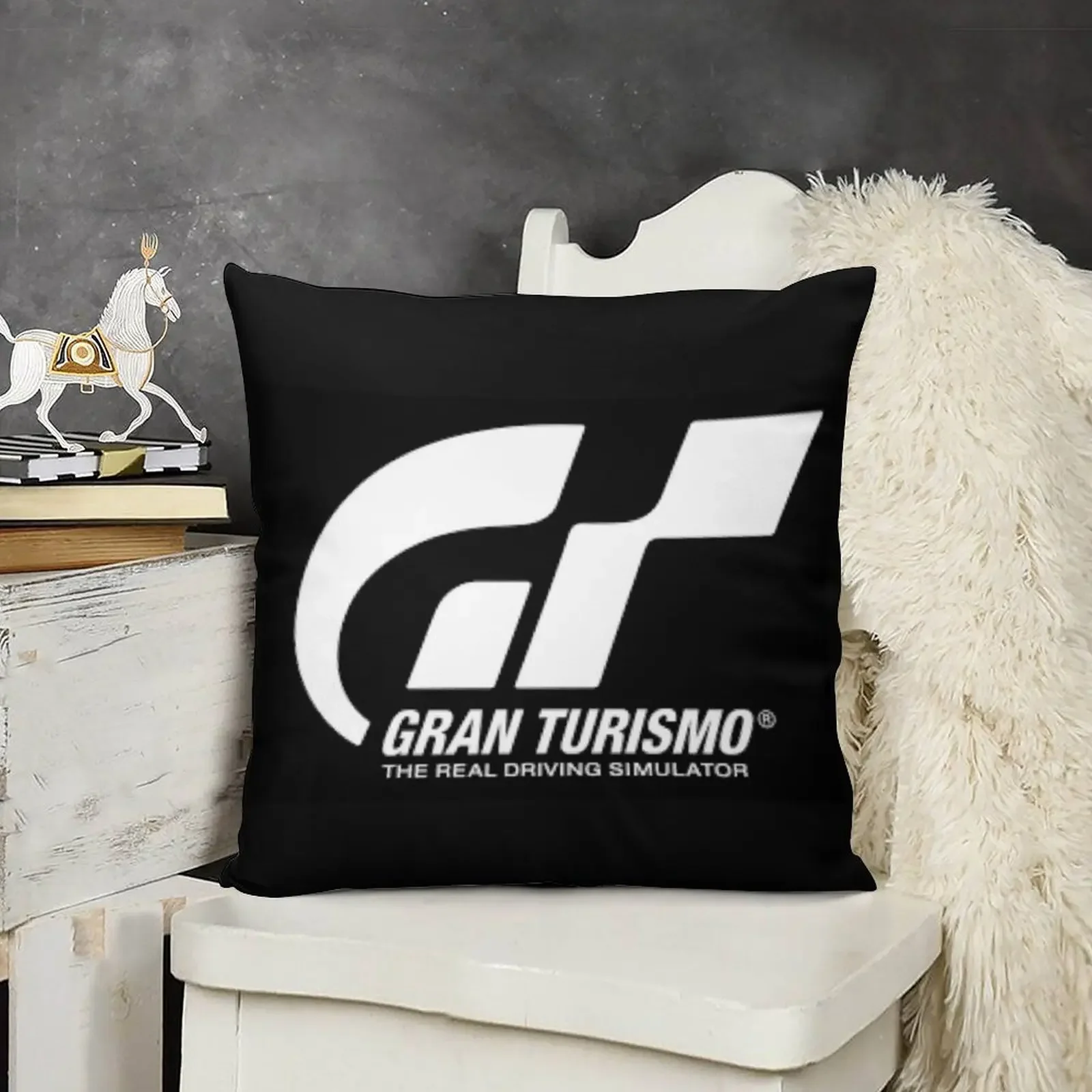 

Gran Turismo Logo Throw Pillow Christmas Pillow Cushions For Decorative Sofa Christmas Covers For Cushions pillow