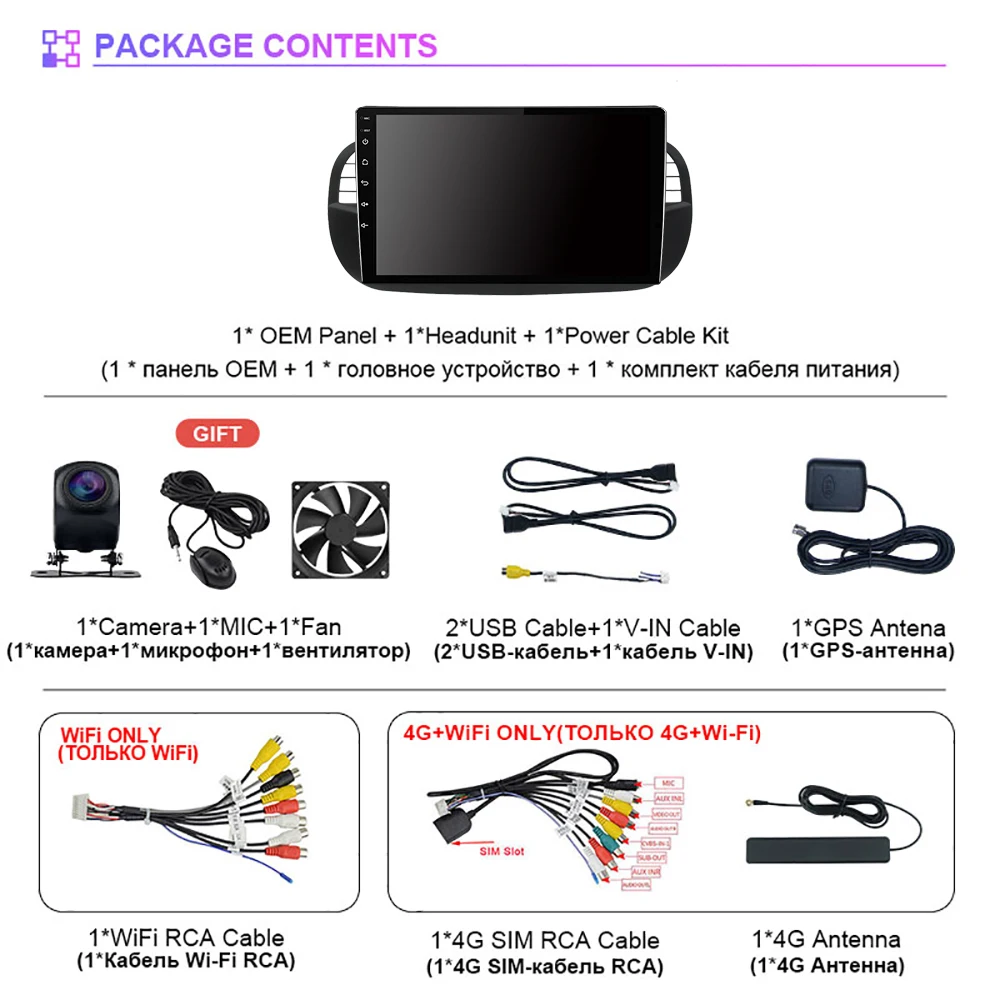 For FIAT 500 2007 - 2015 E53 X5 M5 DSP Autoradio GPS Multimedia Player 360 Camera Snapdragon Carplay Auto Car Radio Android 16