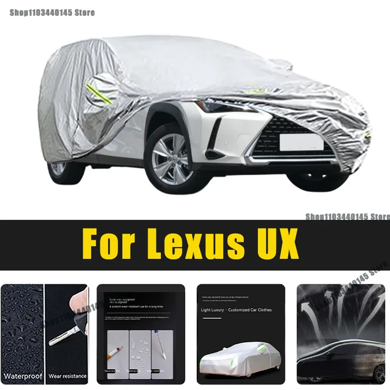 

Full Car Covers Outdoor Sun UV Protection Dust Rain Snow Oxford cover Protective For Lexus UX Accessories car umbrella