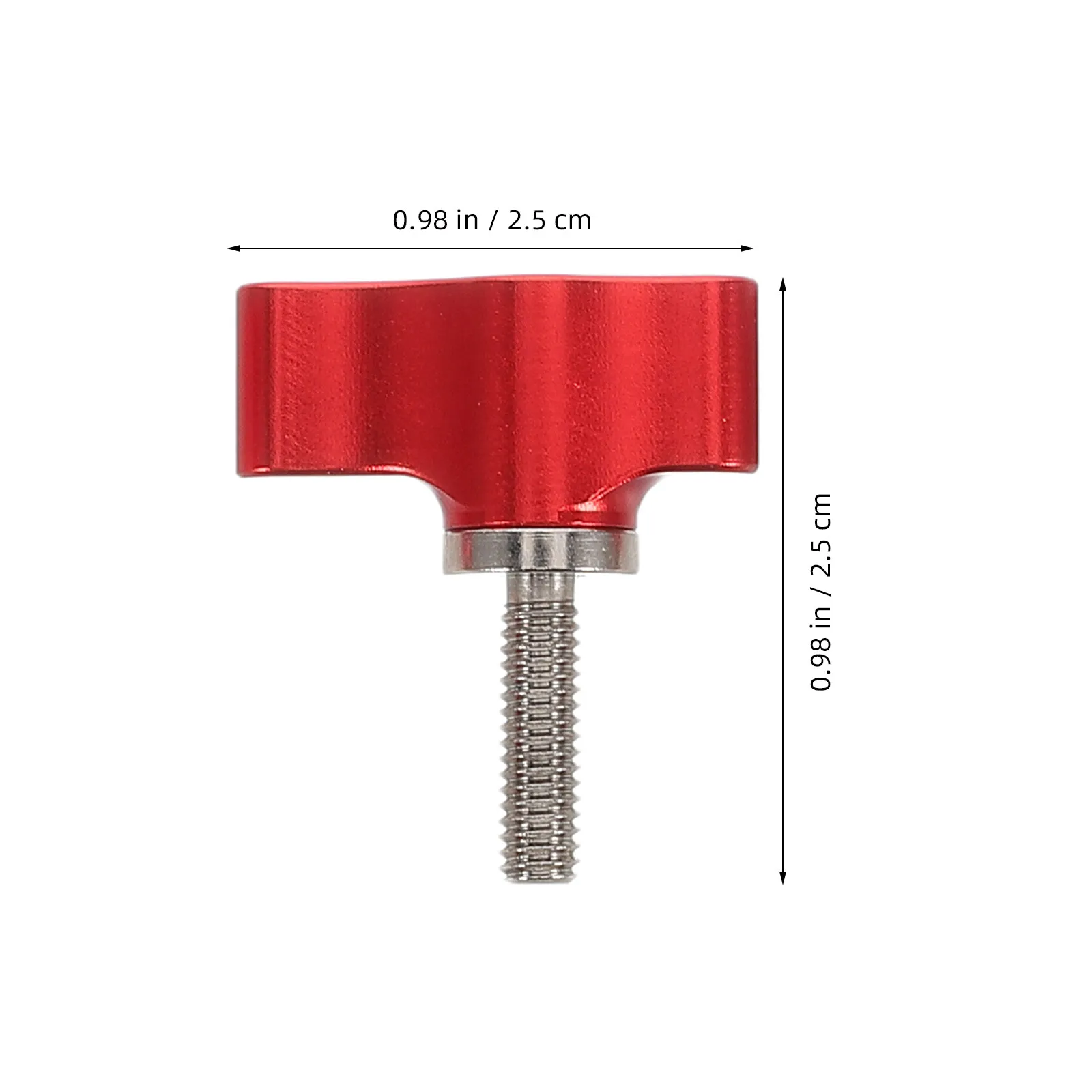 4Pcs M4 Aluminum Alloy Tee Wing Thumb Screws Quick Release Clamping Screws for Camera Mount Stability Photography Accessories