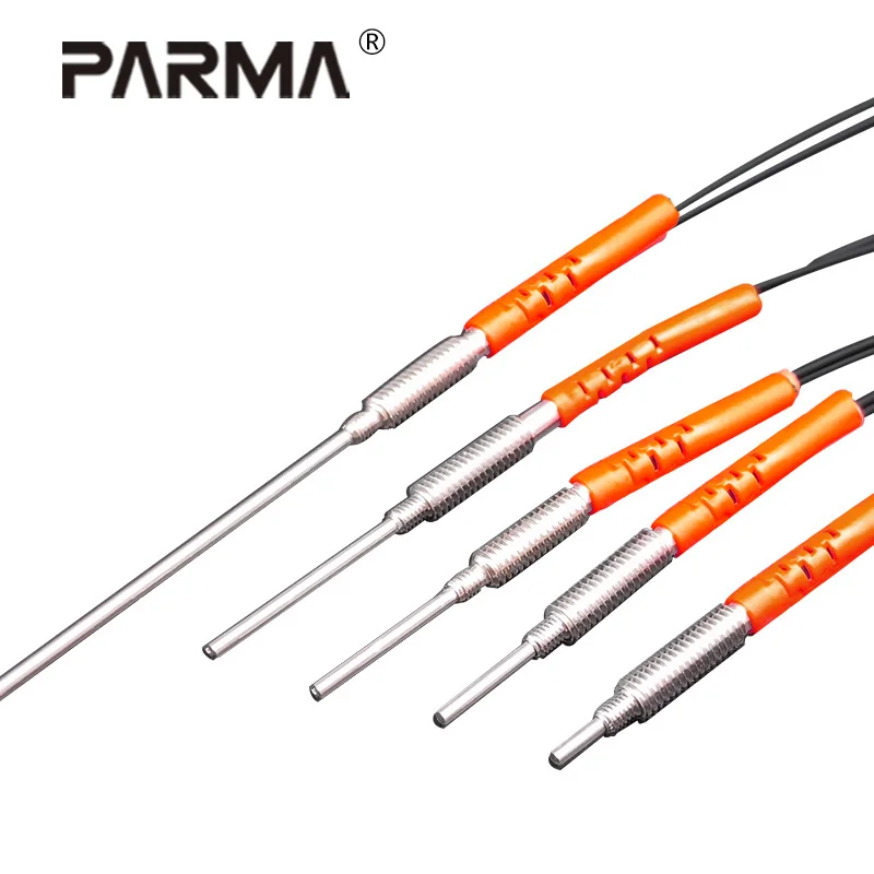 PARMA M3M4M6 Fiber Optic Sensor, Diffuse Reflective Tape Convex Tube, Fiber Optic Line Probe, RS310, RS410 Fiber Optic Amplifier