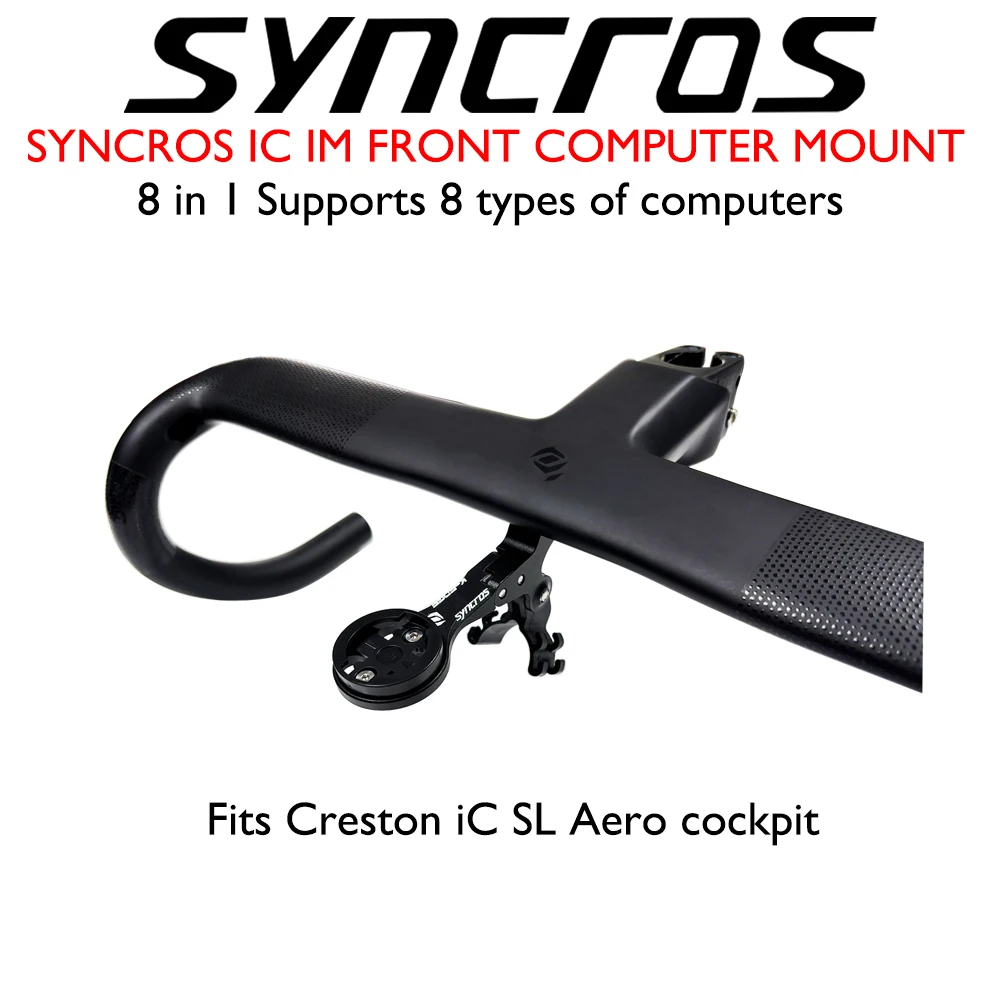 Syncros CNC aluminum alloy computer stands for Crestonic SL Aero cockpit, regular and color models of bicycle accessories