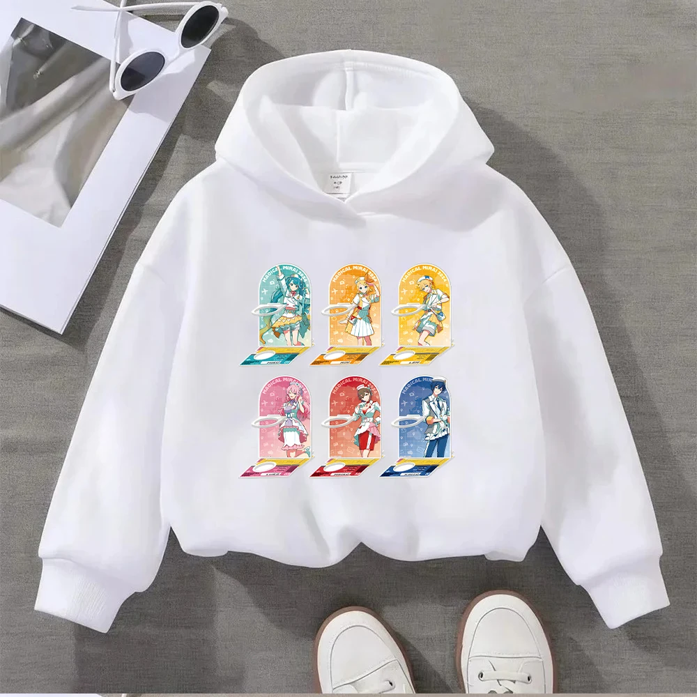 هاتسون ميكو هاراجوكو طباعة نمط فوكالويد هاتسون ميكو كاغامين رين لين لوكا ميكو كايتو السحرية ميراي 2024 أنيمي هوديي