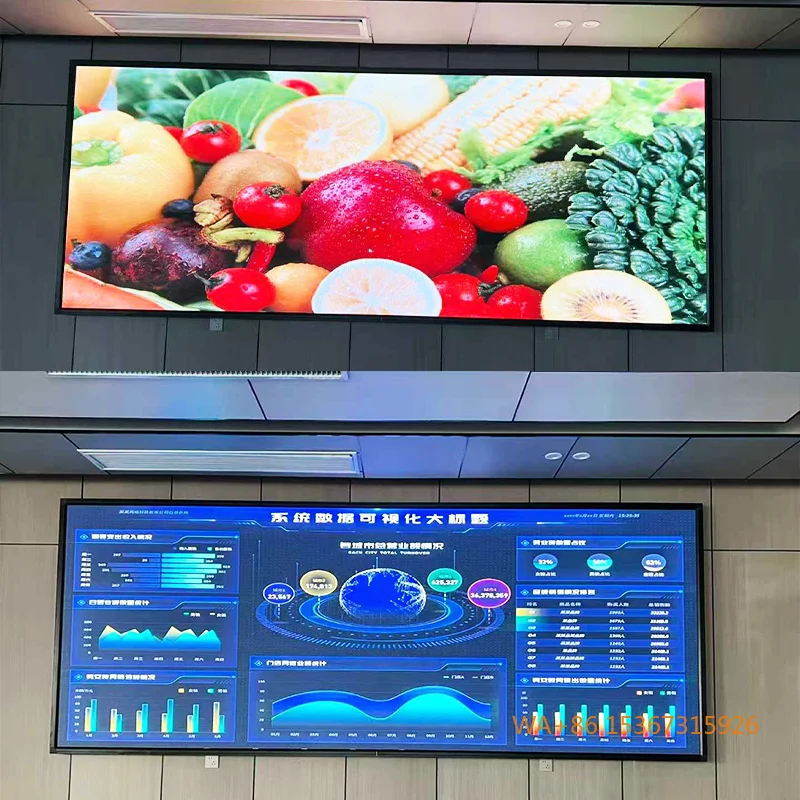 P1.25 Indoor Ultra HD Small Pitch LED Screen for Dispatch Control Room Advertising
