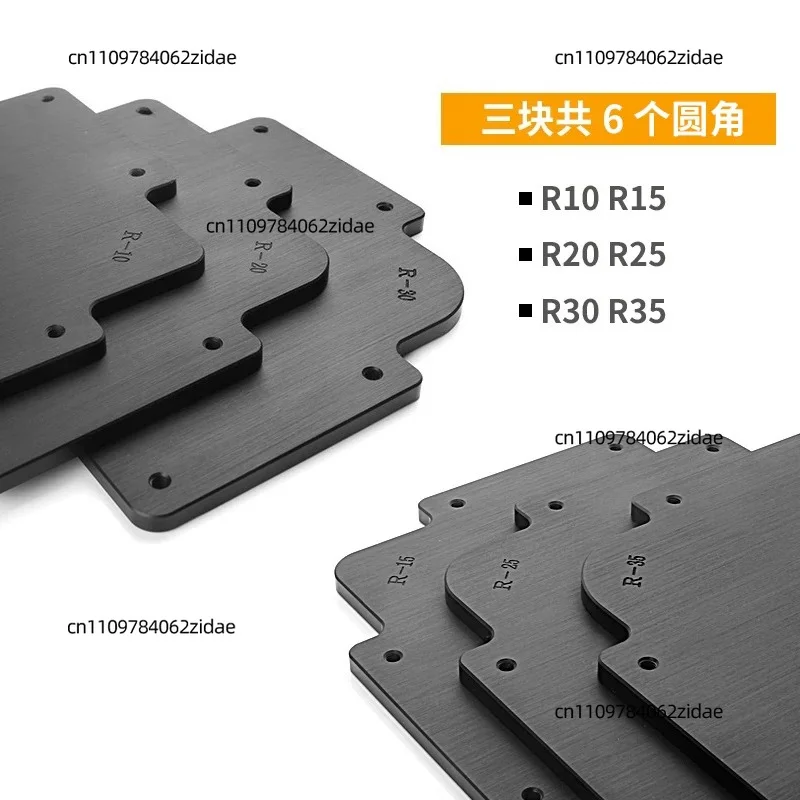 For Woodworking Corner Radius Template Radius Jig for Router Trimmer Engraving Machine DIY Carpentry