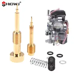 Metal Motorcycle Carburetor Air Adjusting Screw Idle Mixture Fuel Ratio Screw For Harley CV40 Keihin CVK34 CVK36 CVK40 28mm/42mm