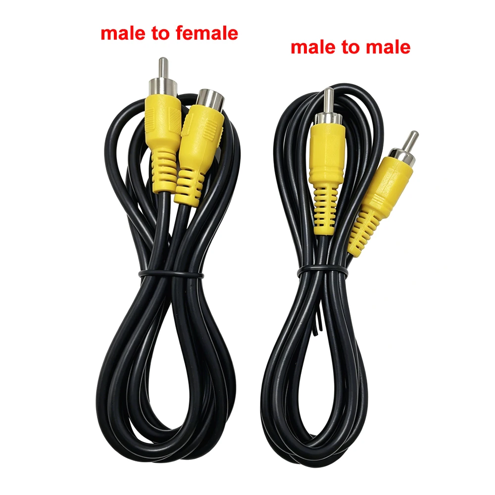 1Pcs RCA male to female or Rca Male to Male Audio Video Extension Coaxial Cable M/M M/F Digital Coax Coaxial audio Cord 1.5M