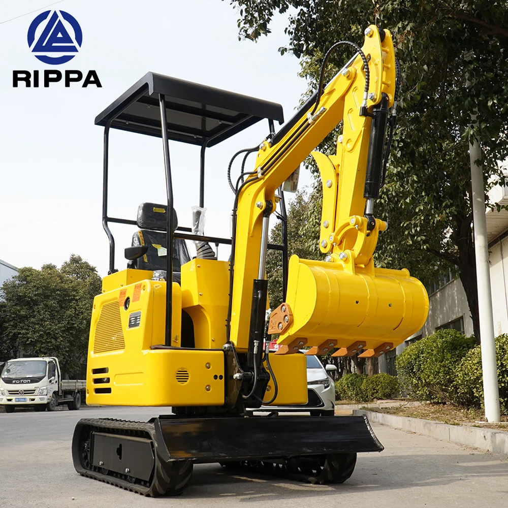 RIPPA R327 آلة حفر باجر صغيرة حفارة صغيرة آلات نقل الأرض حفارات الديزل المدمجة