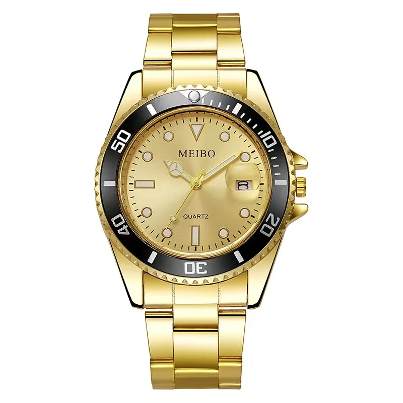 Fashion Business Quartz Wristwatches Men Luxury Stainless Steel Calendar Digital Watches Business Mens Relogio Masculino Montre