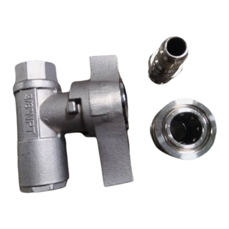 Ball Valve Pressure Washer, 3/8Inch Quick Connect Ball Valve For Power Washer Hose, High Pressure Ball Valve, 5000 PSI